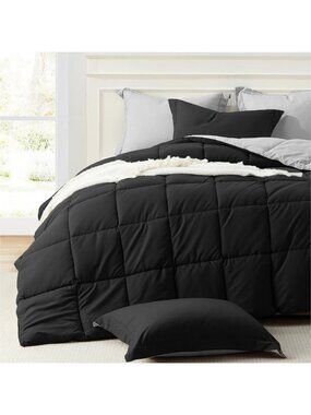 Lightweight King Size Comforter Set - 3 Piece Soft Bedding for Cozy Sleep